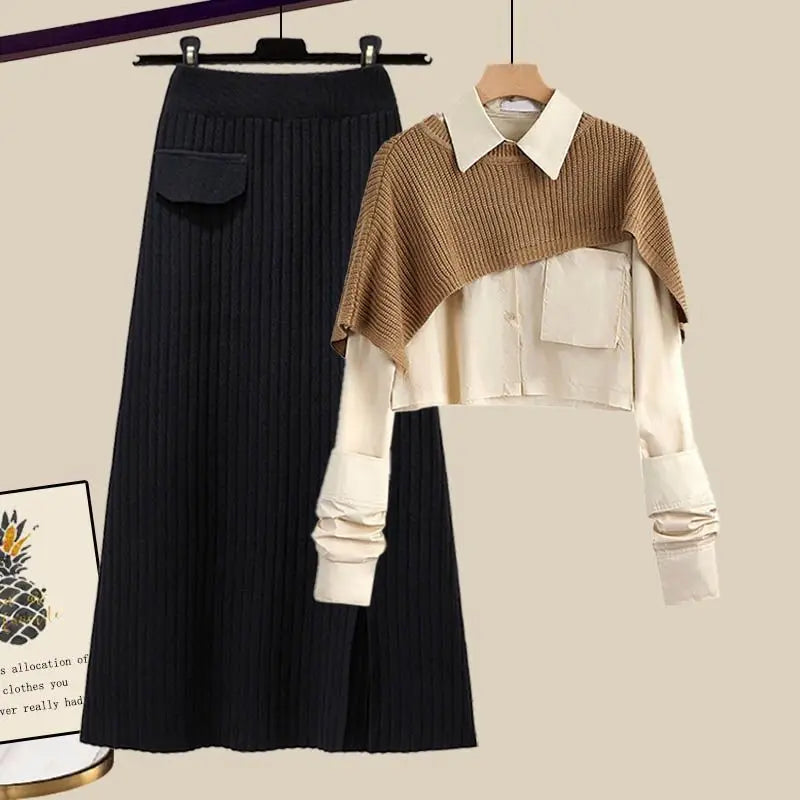 Modisches strickset