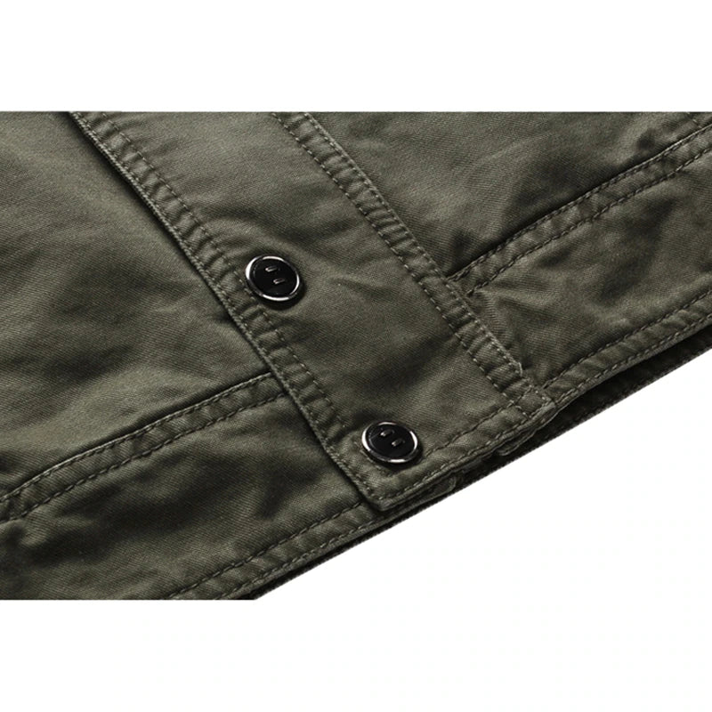 Langärmlige Bikerjacke Für Herren | Reißverschluss