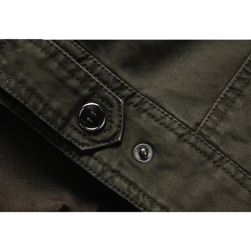 Langärmlige Bikerjacke Für Herren | Reißverschluss