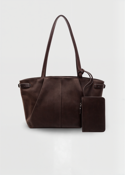 Handtasche Damen – Große Schultertasche mit Reißverschluss