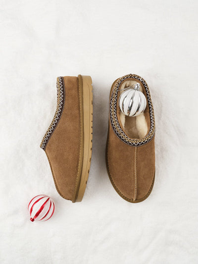 Chaussons fourrés