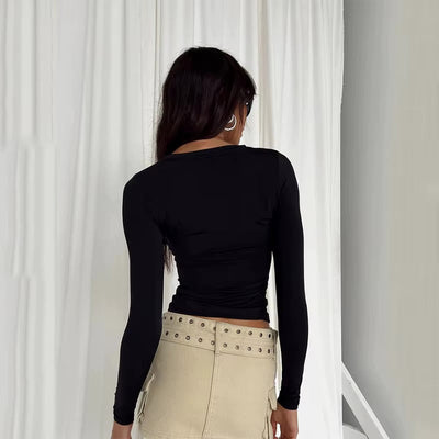 Mayfair™ | Lea Langarm Basic Tee