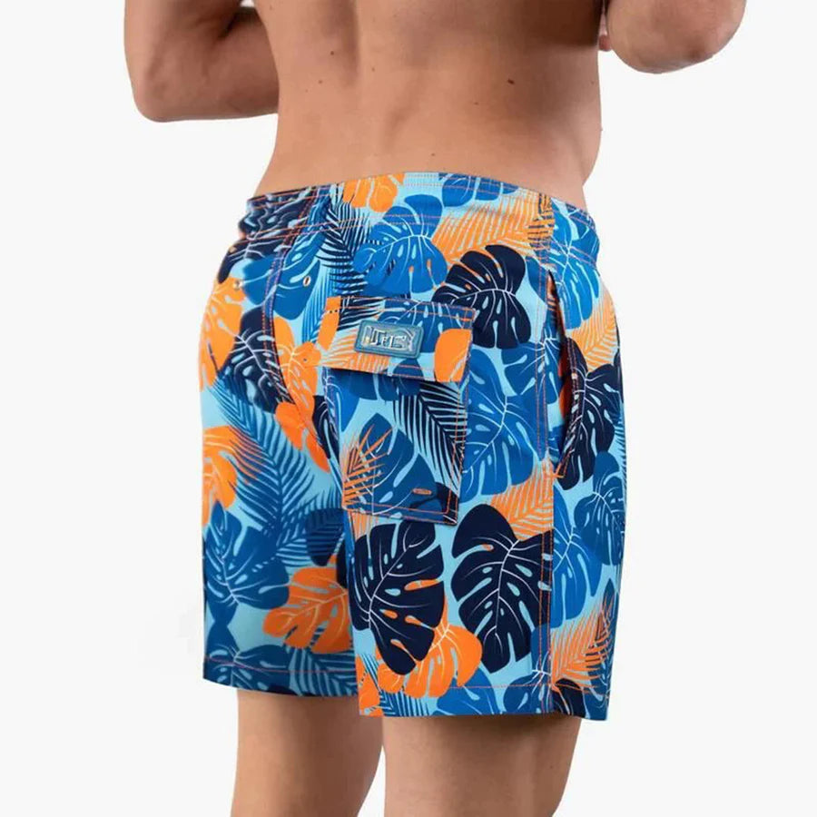 Badeshorts | Elastischer Bund | Doppellagig | 2-in-1-Shorts | Boardshorts