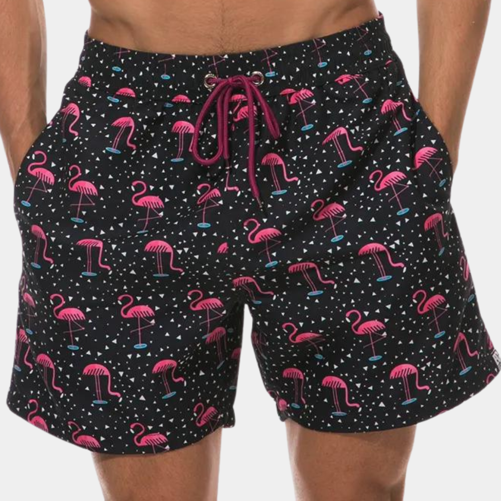 Badeshorts – Kordelzug – Bedruckt – Boardshorts – Herrenbekleidung