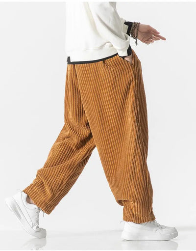 Baggy Pants - Kordelzug - Lose Passform - Kordhosen - Herrenhosen