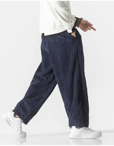 Baggy Pants - Kordelzug - Lose Passform - Kordhosen - Herrenhosen