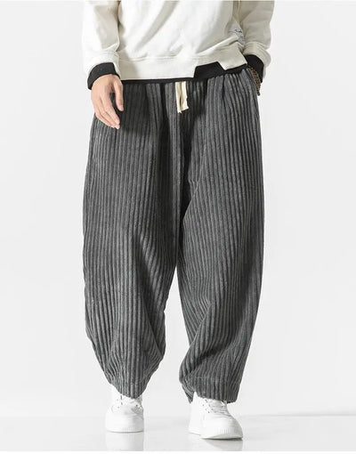 Baggy Pants - Kordelzug - Lose Passform - Kordhosen - Herrenhosen