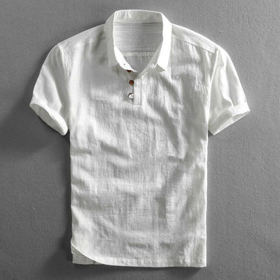 Leinen-polo für männer
