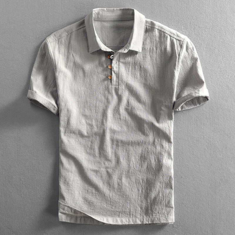 Leinen-polo für männer