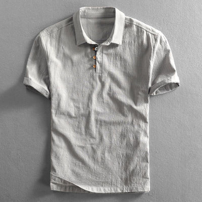 Leinen-polo für männer