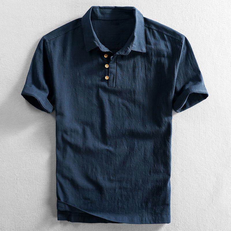 Leinen-polo für männer
