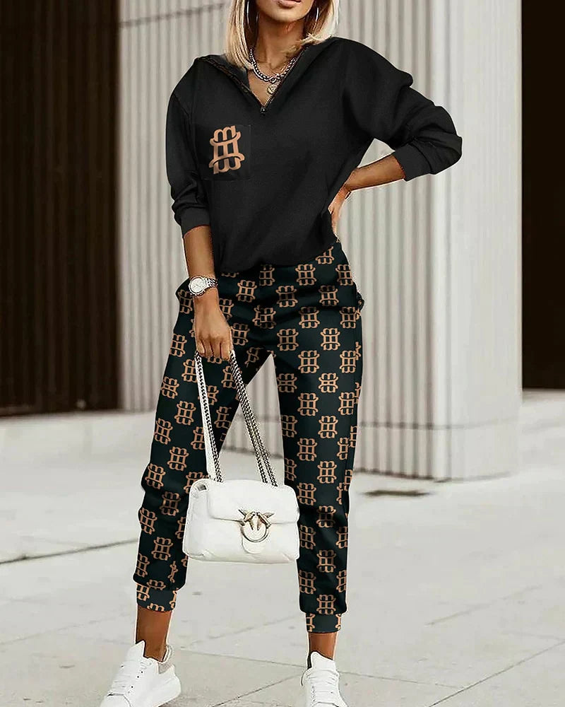 Pullover und Hosen Set für Damen