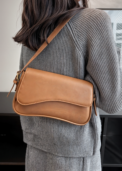 Handtasche Damen – Vegane Umhängetasche mit Kette