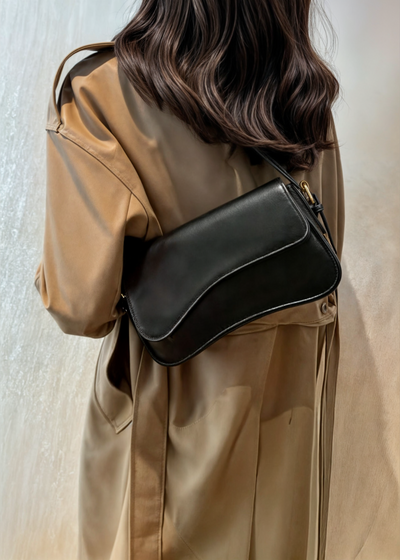 Handtasche Damen – Vegane Umhängetasche mit Kette
