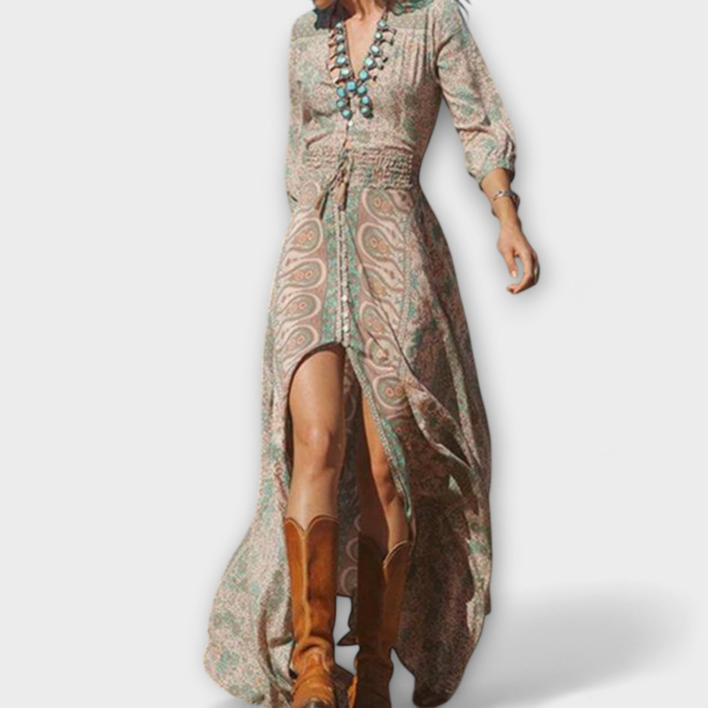 Relaxed Bohemian Maxi Dress