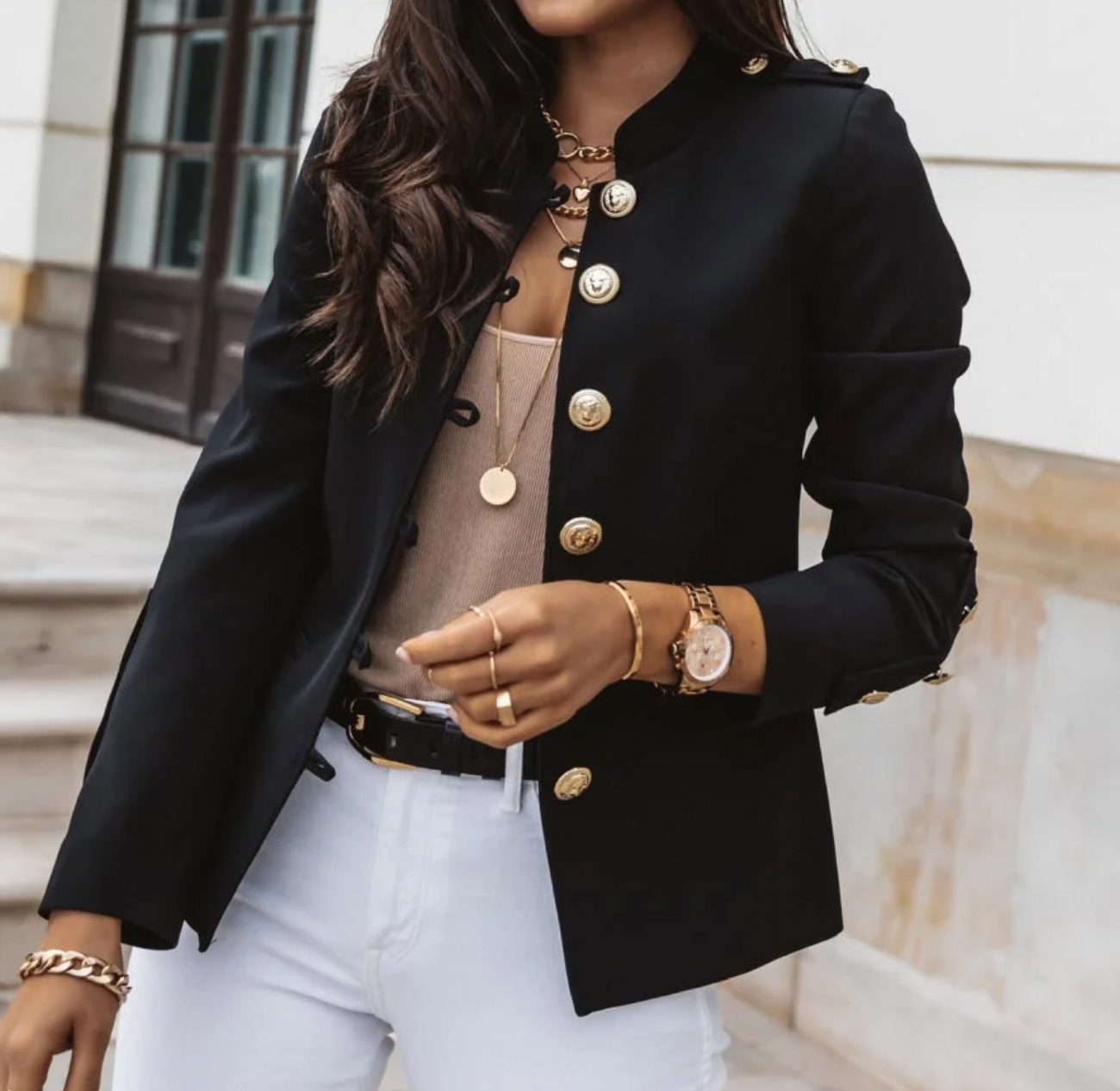 Stylische jacke für den herbst