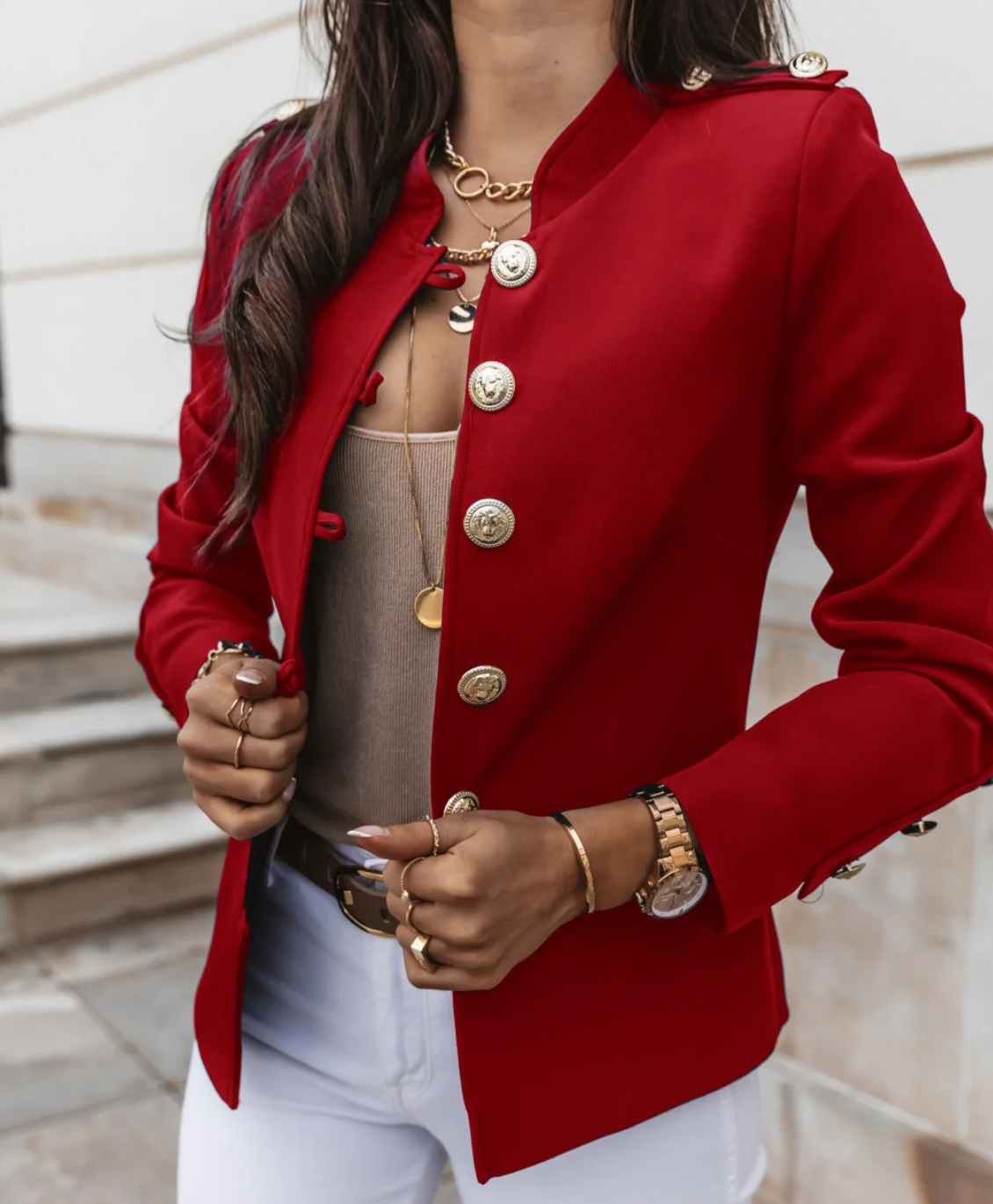 Stylische jacke für den herbst