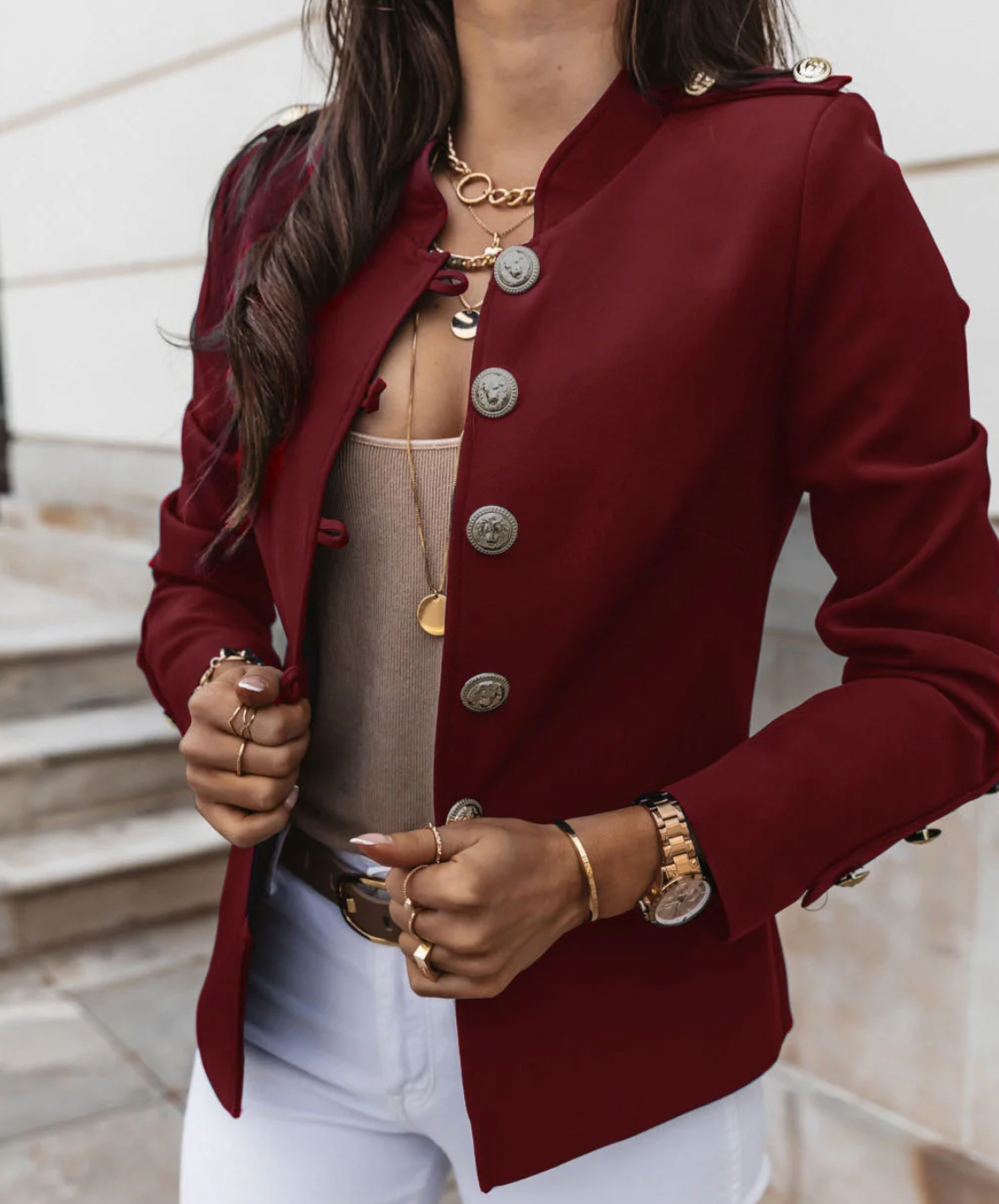 Stylische jacke für den herbst