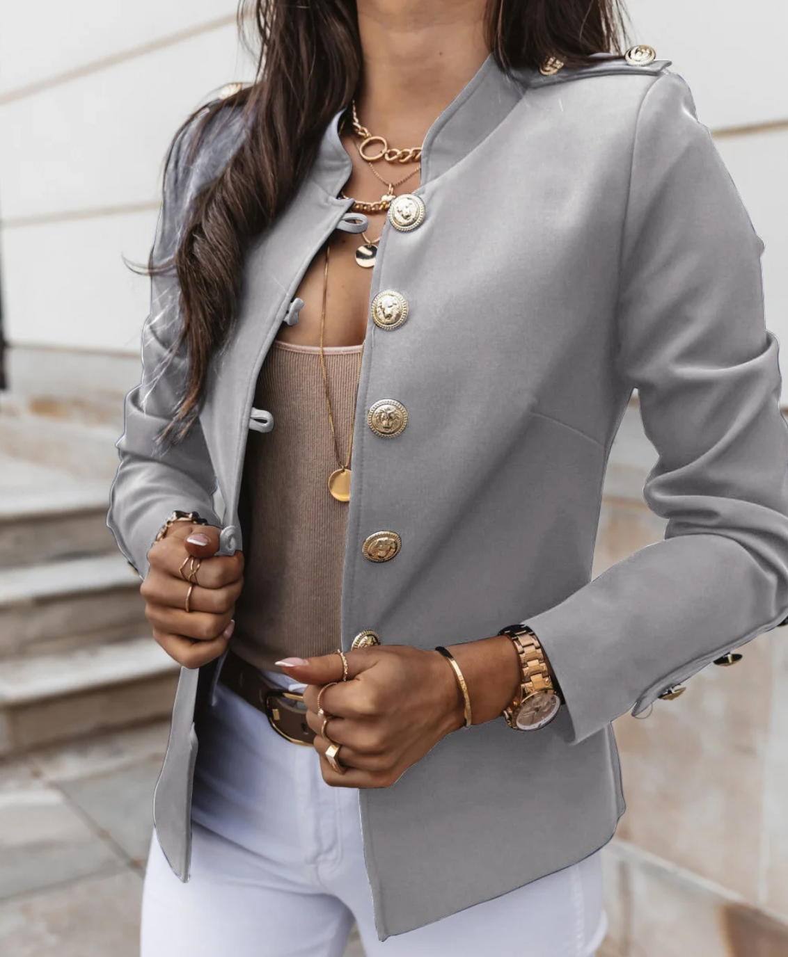 Stylische jacke für den herbst