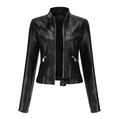 Stylische lederjacke