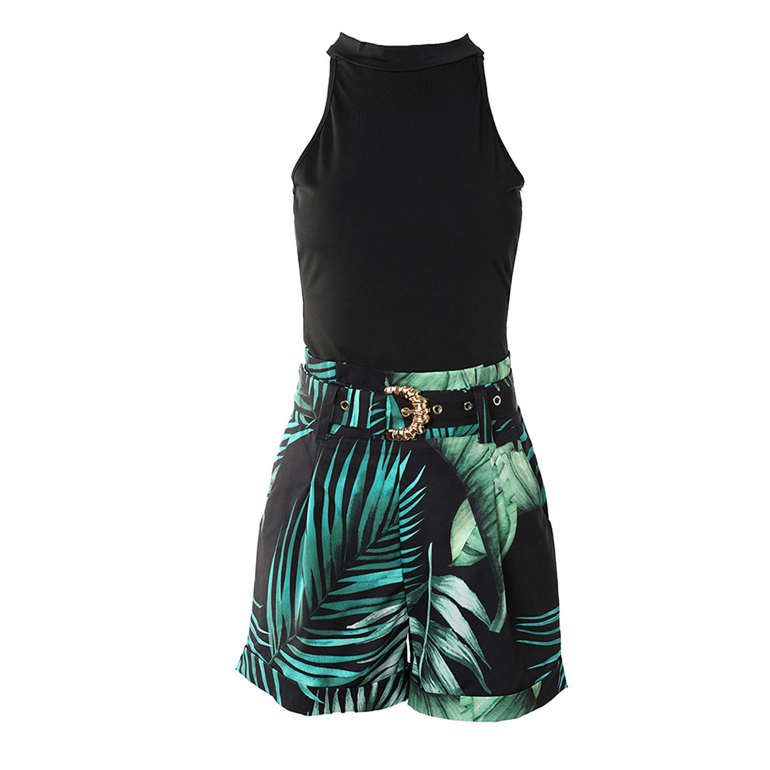Damen Sommer Set – Ärmelloses Top & Shorts – Leicht & Modisch