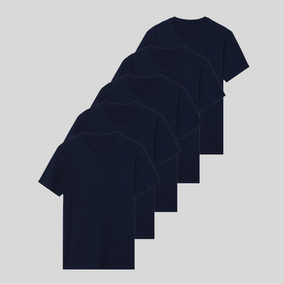 BLUE 5er-Pack - PREMIUM-FIT-SHIRTS®