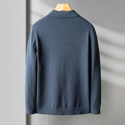 Blazer Cardigan - Herren Casual V-Ausschnitt Button-Up Blazer