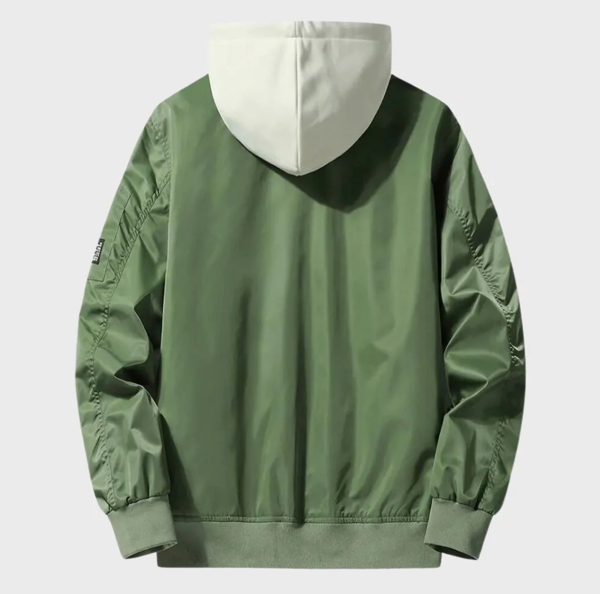 Bomberjacke – winddichte Herbstjacke für Herren mit Kapuze und Reißverschluss