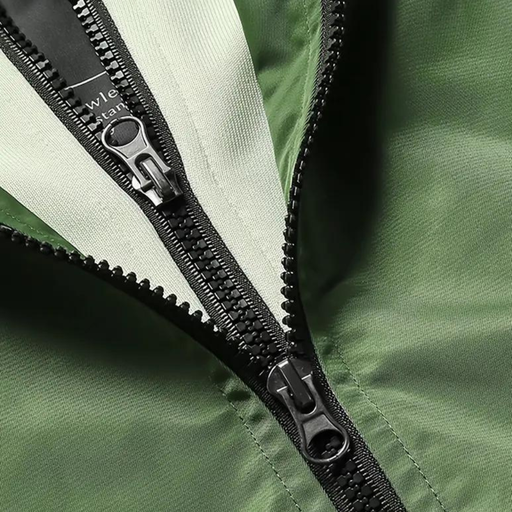 Bomberjacke – winddichte Herbstjacke für Herren mit Kapuze und Reißverschluss