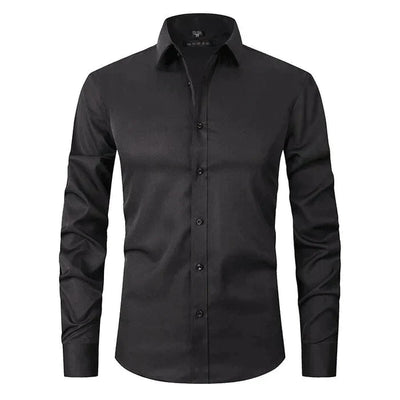 Braony | Klassisches Langarmh Herrenhemd mit modernem Slim-Fit