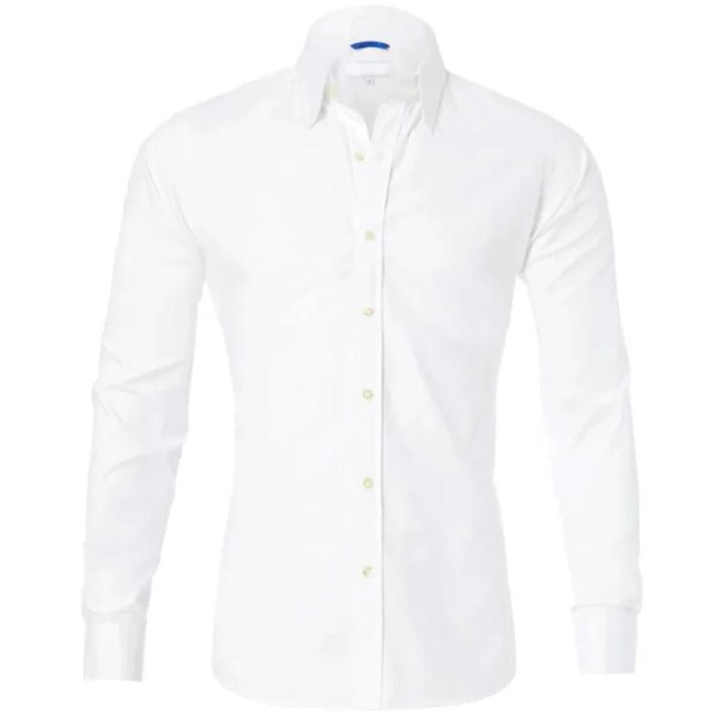 Bügelfreies Hemd - Button-Up - Langarm - Hemd - Herrenhemd