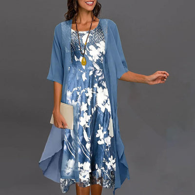 Elastisches sommerkleid für frauen