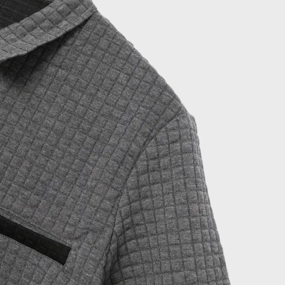 Klaus | Elegantes, tailliertes Poloshirt mit Kontrastdetails für Männer