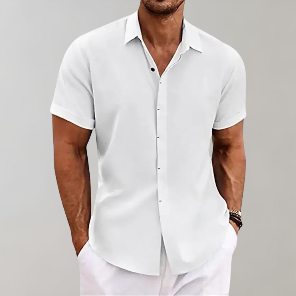 Elijah | Relaxed Fit Kurzarm Stylisches Sommerhemd