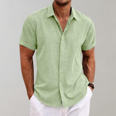Elijah | Relaxed Fit Kurzarm Stylisches Sommerhemd