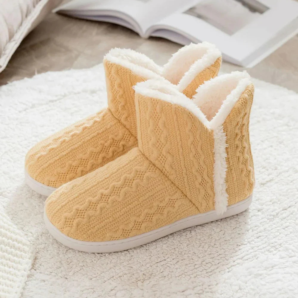 Gemusterte Hausschuhe für Damen