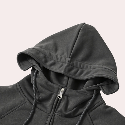 Cargo Hoodie - Halber Reißverschluss - Taschen - Pullover Hoodie - Herren Hoodie