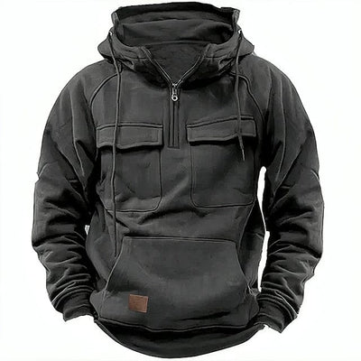 Cargo Hoodie | Kängurutasche | Winter | Pullover | Kapuzenpullover für Herren