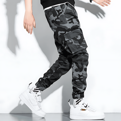 Cargo-Jogginghose | Camouflage | Slim Fit | Cargohose | Herrenhose