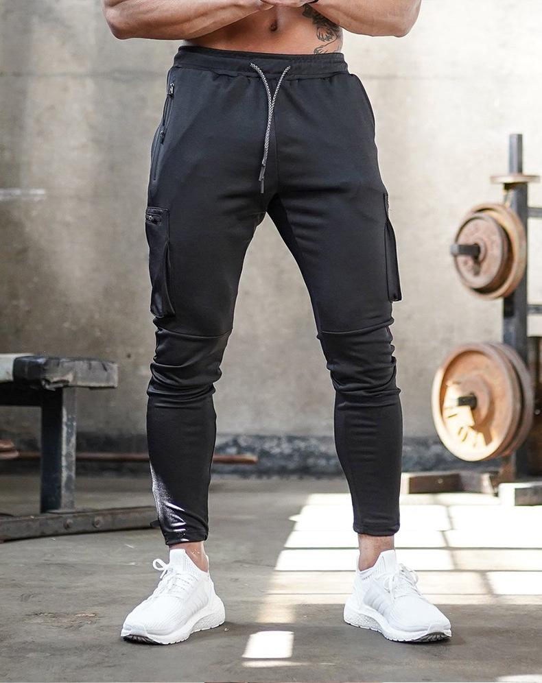 Cargo-Jogginghosen | Slim Fit | Kordelzug | Jogginghosen mit Bündchen | Trainingshosen für Herren