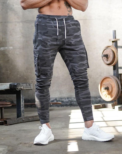 Cargo-Jogginghosen | Slim Fit | Kordelzug | Jogginghosen mit Bündchen | Trainingshosen für Herren