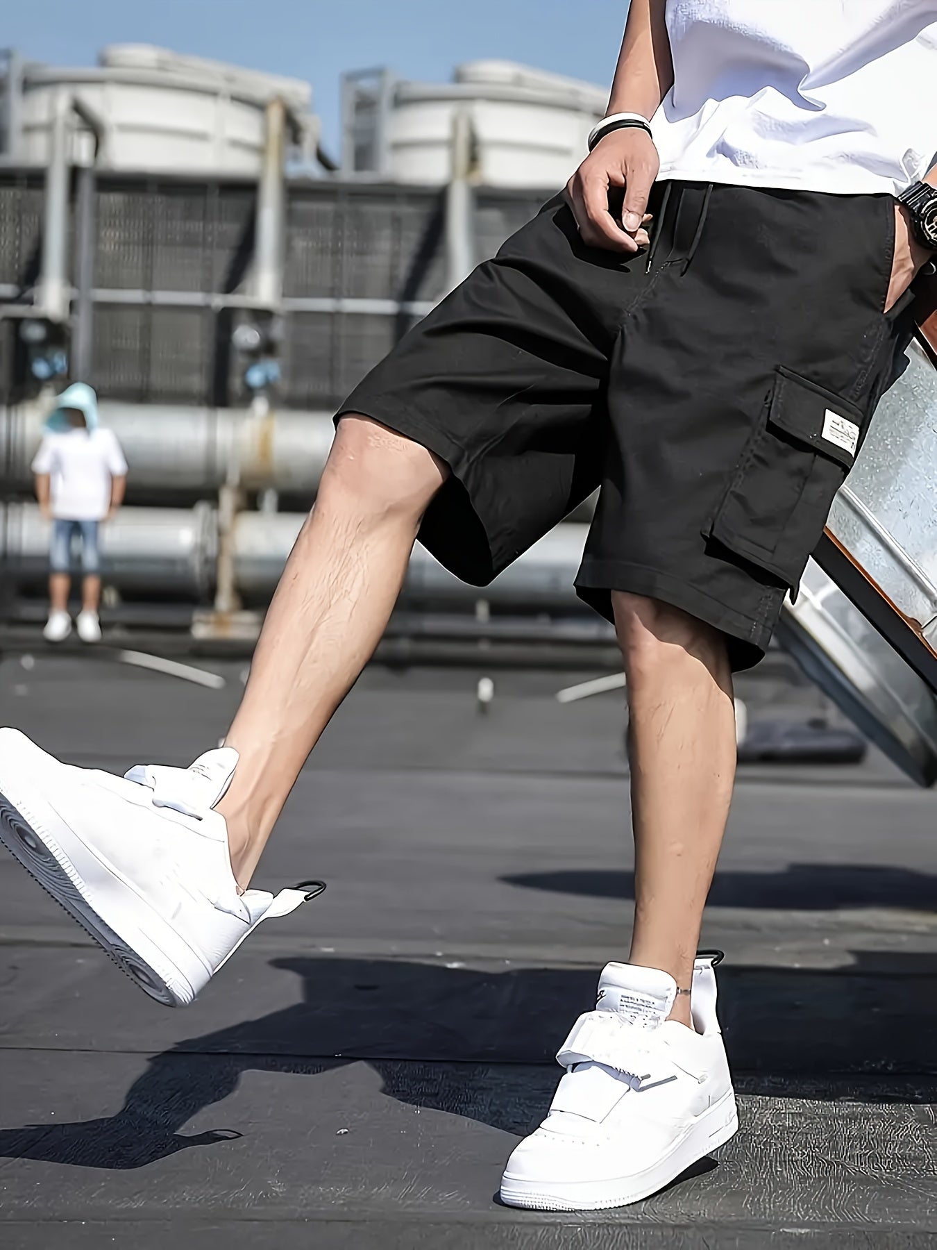 Cargo Shorts | Kordelzug | Loose Fit | Lange Shorts | Herren Shorts