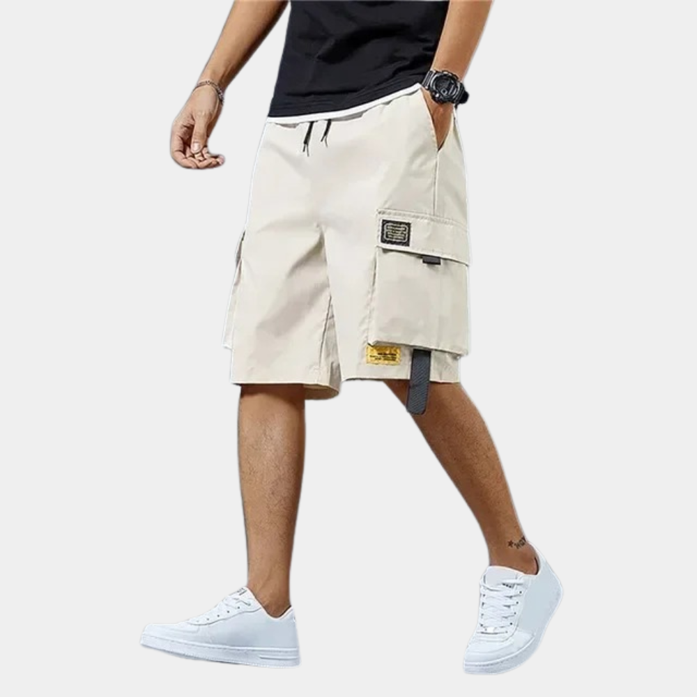 Cargo Shorts - Kordelzug - Loose Fit - Shorts für Männer