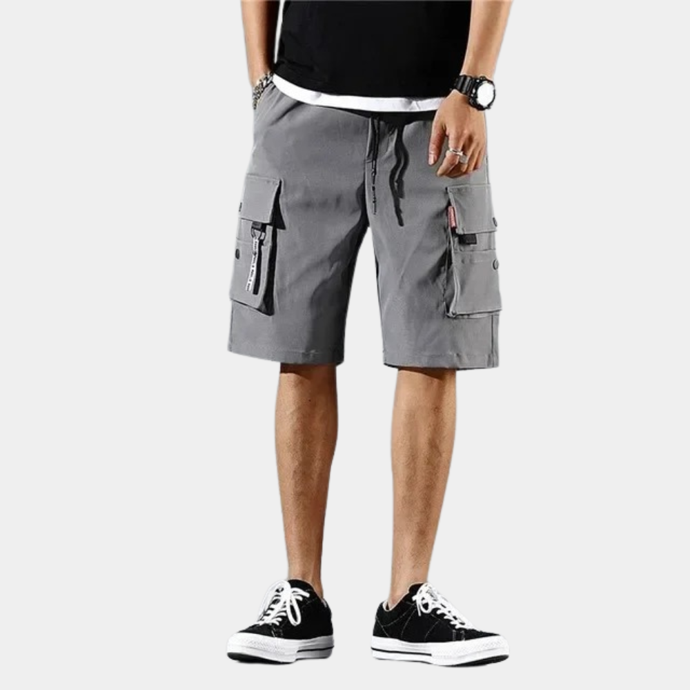 Cargo Shorts - Kordelzug - Loose Fit - Shorts für Männer