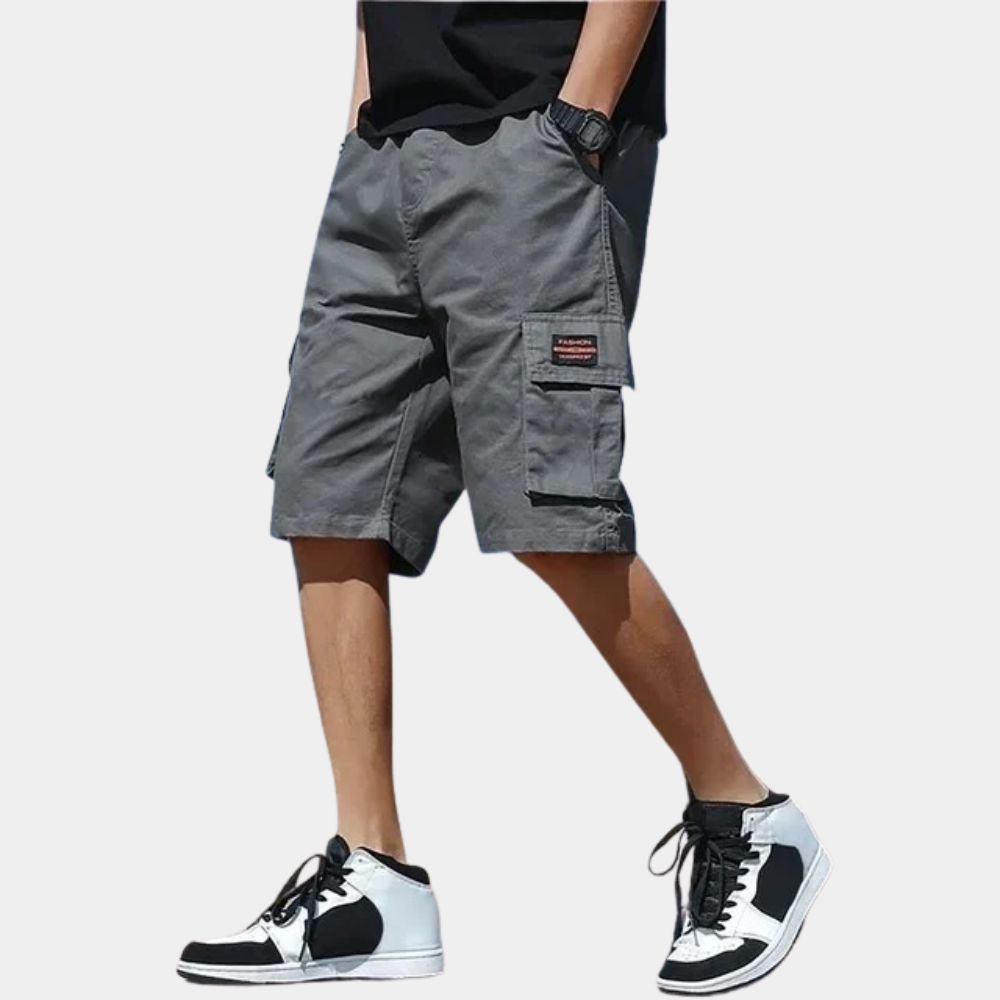 Cargo Shorts - Kordelzug - Loose Fit - Shorts für Männer