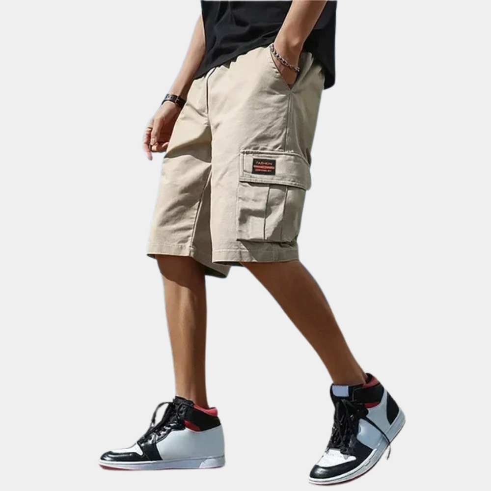 Cargo Shorts - Kordelzug - Loose Fit - Shorts für Männer