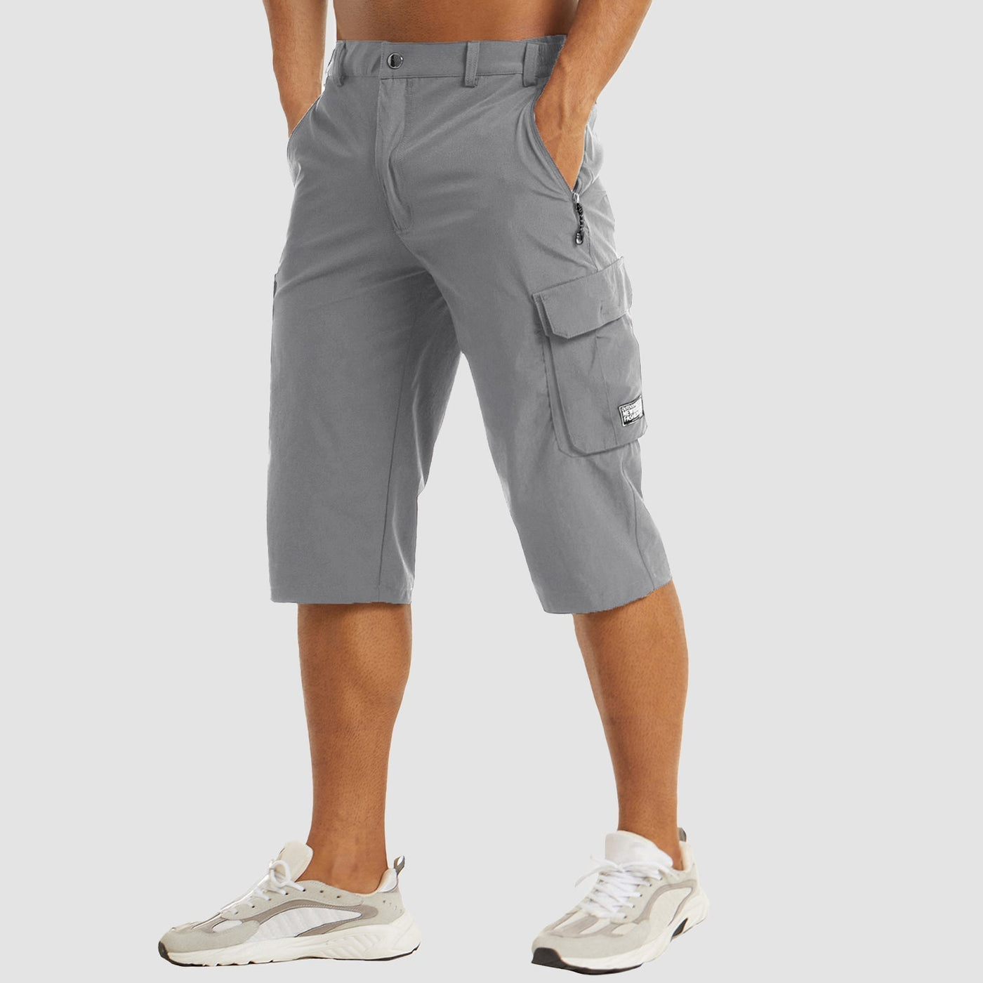 Cargo-Shorts – Lässige, schnell trocknende lange Cargo-Shorts für Männer
