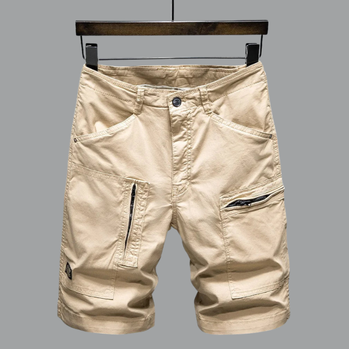 Cargo-Shorts | Stretch | Lockere Passform | Lange Shorts | Shorts für Herren