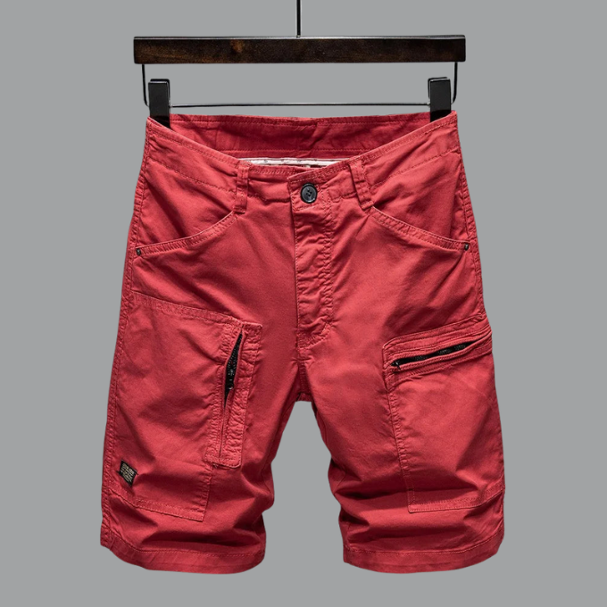 Cargo-Shorts | Stretch | Lockere Passform | Lange Shorts | Shorts für Herren