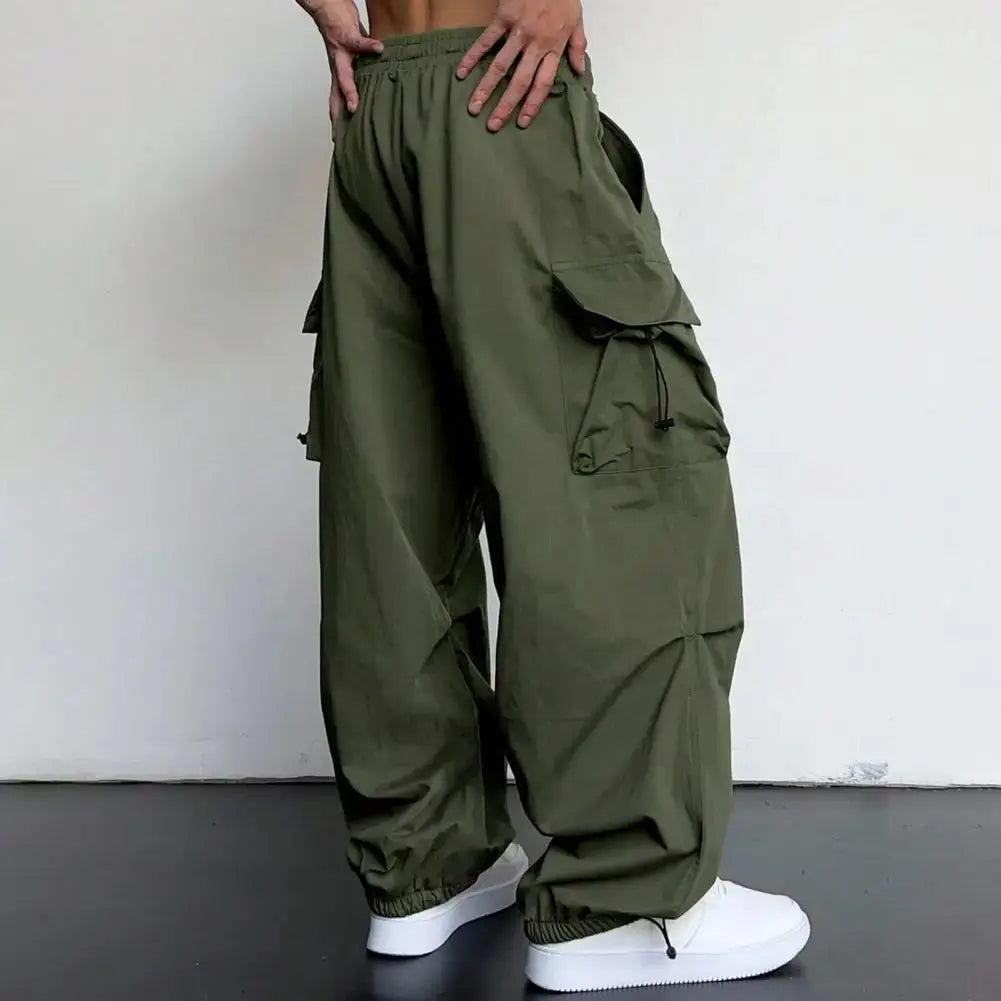 Cargohose - Loose Fit - Elastische Taille - Baggy Pants - Herren Cargo Jogger